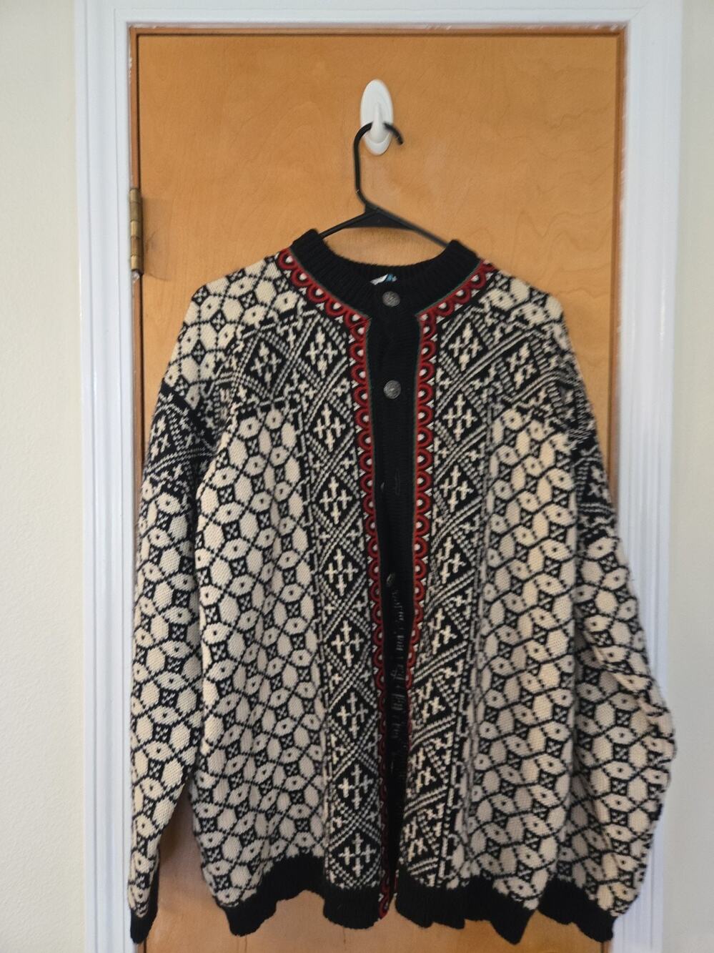 Cardigan Dale Of Norway Winter HandCrafted Knit Sweater XL Size 54
